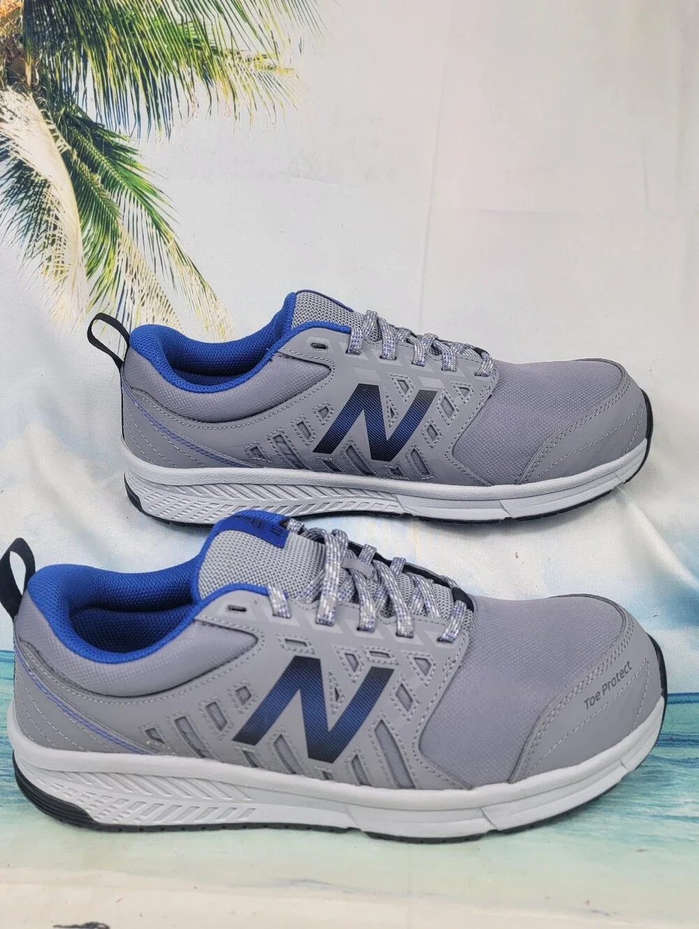 New Balance 412v1 Alloy Toe Gray.‎ Oil & Slip Resistant Mens 10 Wide 2E